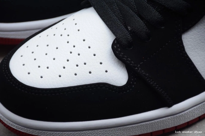 Rep LUCY Air 1 Black Low Toe 553558-116 Jordan 0813